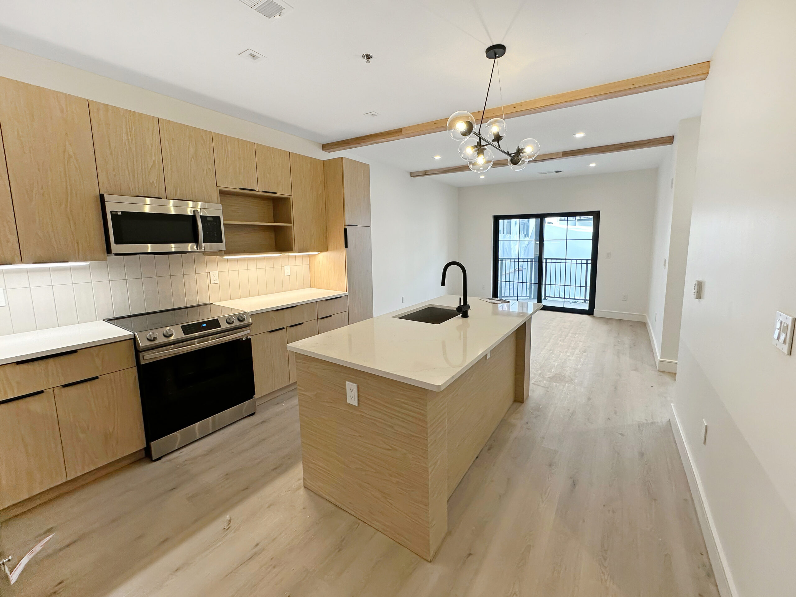 Multifamily apartment building electrical work by Sunderland Electric